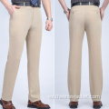 Pantalones simples de la moda de la pierna recta de los hombres de Oen modificados para requisitos particulares
